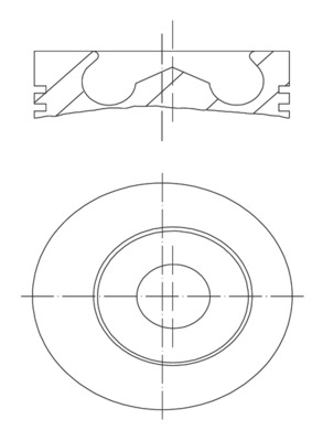 Mahle Original Zuiger 101 93 00