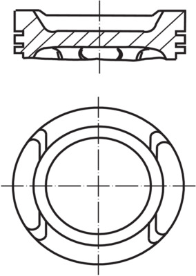 Mahle Original Zuiger 028 PI 00133 001