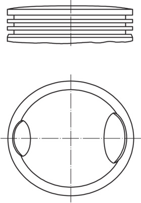 Mahle Original Zuiger 033 12 01