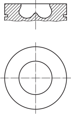 Mahle Original Zuiger 013 PI 00107 001