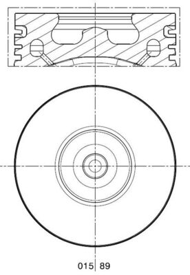 Mahle Original Zuiger 015 89 00