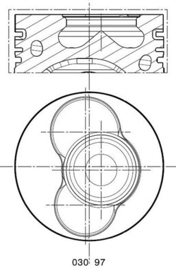 Mahle Original Zuiger 030 97 00