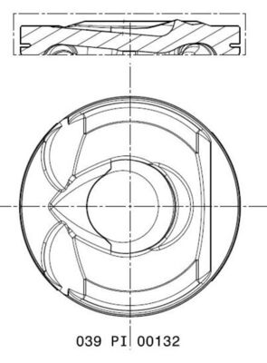 Mahle Original Zuiger 039 PI 00132 001