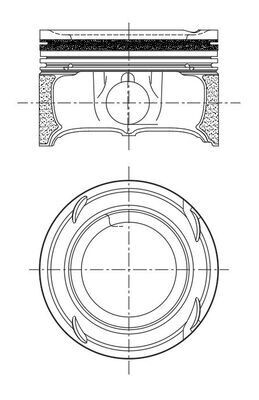 Mahle Original Zuiger 001 PI 00200 000
