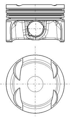 Mahle Original Zuiger 028 PI 00171 000