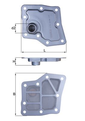 Mahle Original Filter/oliezeef automaatbak HX 259