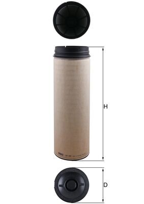 Mahle Original Oliefilter LXS 394