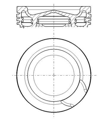Mahle Original Zuiger 001 PI 00203 000