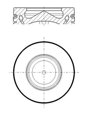 Mahle Original Zuiger 081 PI 00136 002