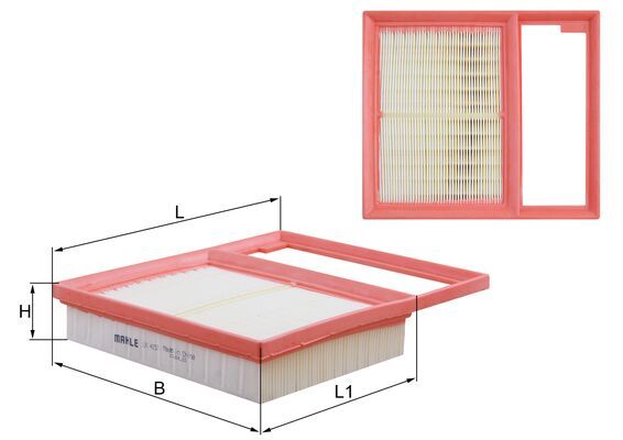 Mahle Original Luchtfilter LX 4157