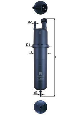 Mahle Original Brandstoffilter KL 1131