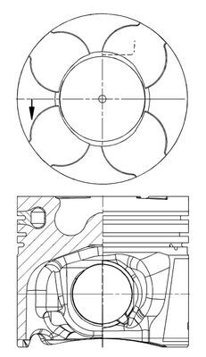 Mahle Original Zuiger 038 64 00