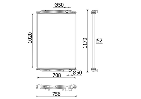 Mahle Original Radiateur CR 2742 000P