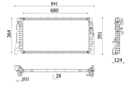 Mahle Original Radiateur CR 2747 000P