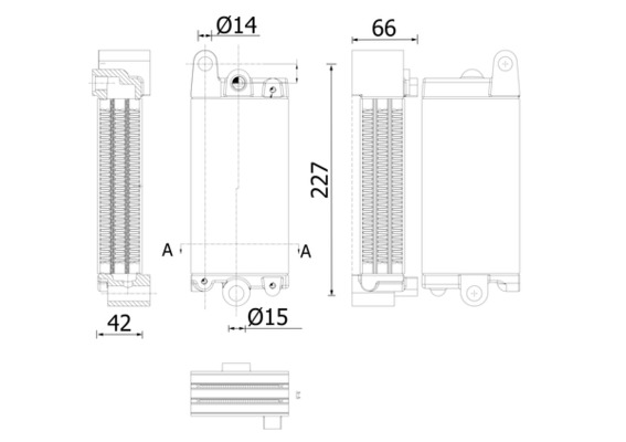 Mahle Original Oliekoeler motorolie CLC 315 000S
