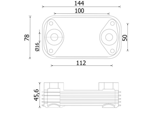 Mahle Original Oliekoeler motorolie CLC 320 000S