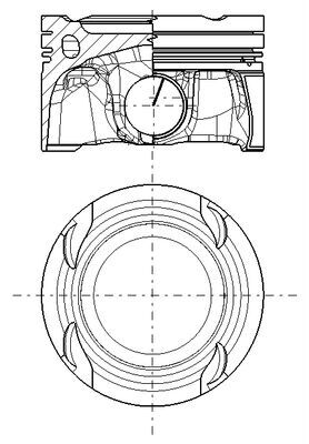 Mahle Original Zuiger 001 PI 00216 002