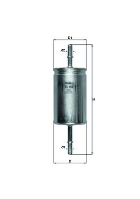 Mahle Original Brandstoffilter KL 559