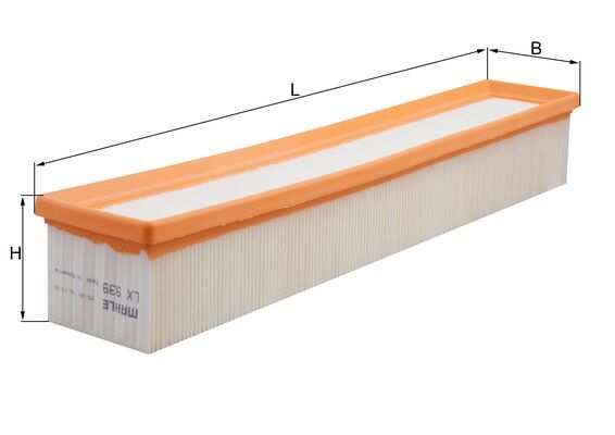 Mahle Original Luchtfilter LX 939