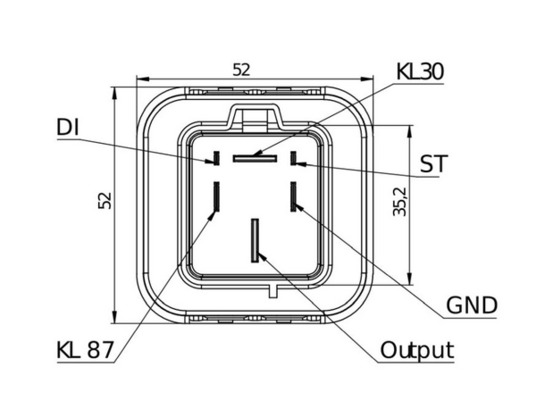 Mahle Original Regeleenheid, gloeitijd MHG 76