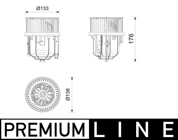 Mahle Original Interieurventilatie AB 416 000P