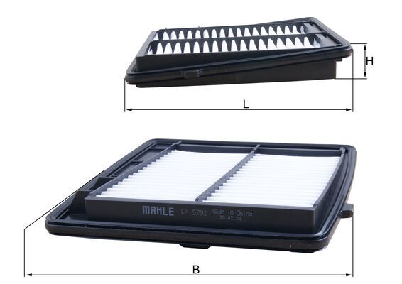 Mahle Original Luchtfilter LX 5792