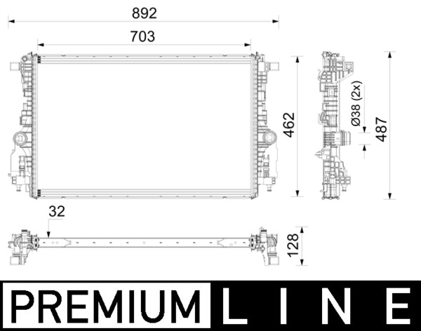 Mahle Original Radiateur CR 2775 000P