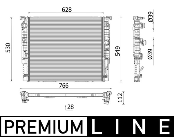 Mahle Original Radiateur CR 2771 000P