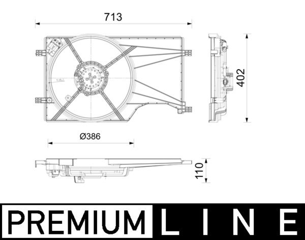 Mahle Original Koelventilatorwiel CFF 678 000P