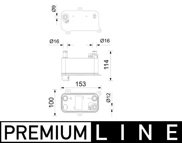 Mahle Original Condensor, airconditioning AC 1199 000P