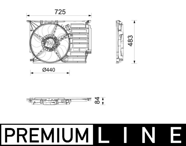 Mahle Original Koelventilatorwiel CFF 677 000P