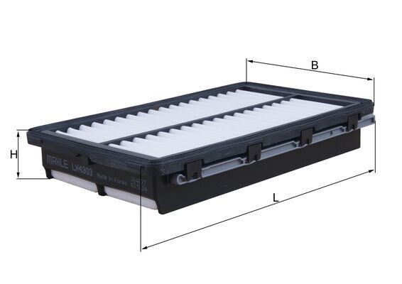 Mahle Original Luchtfilter LX 4303