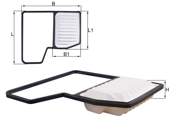 Mahle Original Luchtfilter LX 5859