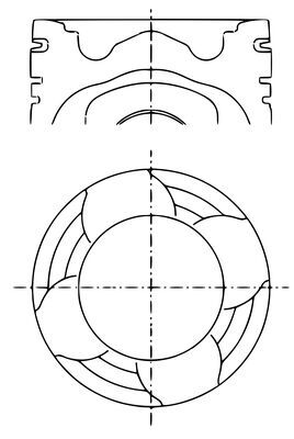 Mahle Original Zuiger 227 PI 00142 000