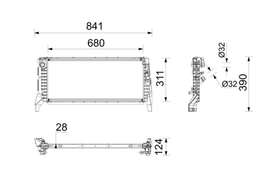 Mahle Original Radiateur CR 2773 000P