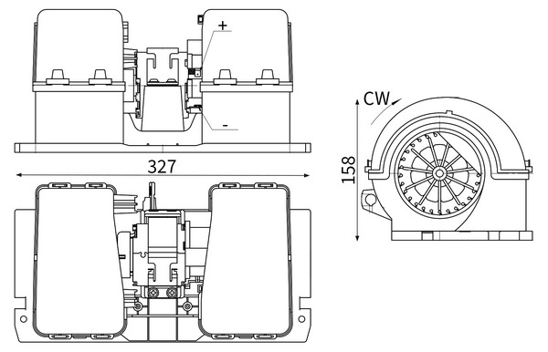 Mahle Original Interieurventilatie AB 31 000S