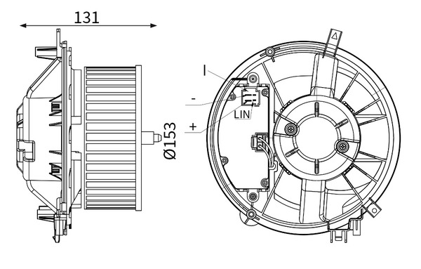 Mahle Original Interieurventilatie AB 426 000S