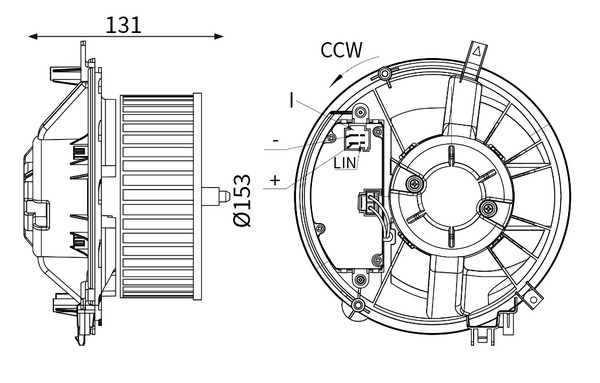 Mahle Original Interieurventilatie AB 431 000S