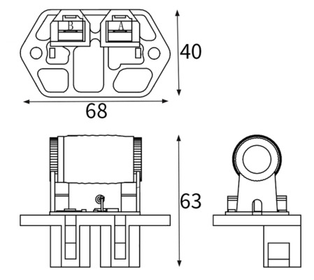 Mahle Original Weerstand, interieurventilator ABR 185 000S