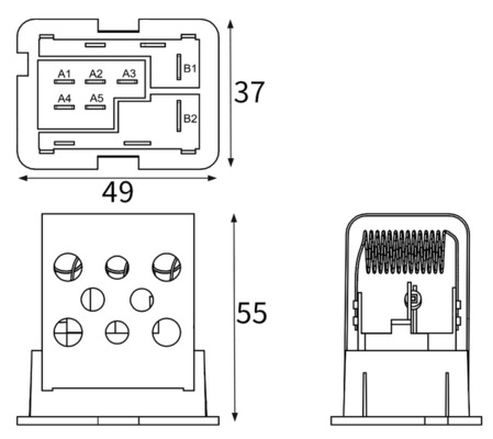Mahle Original Weerstand, interieurventilator ABR 188 000S