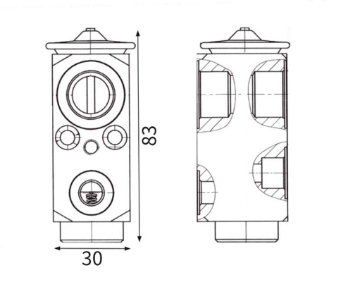 Mahle Original Expansieventiel, airconditioning AVE 209 000S