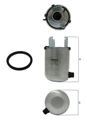 Mahle Original Brandstoffilter KL 1245D