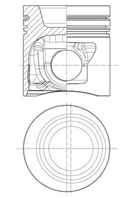 Mahle Original Zuiger 227 PI 00152 000