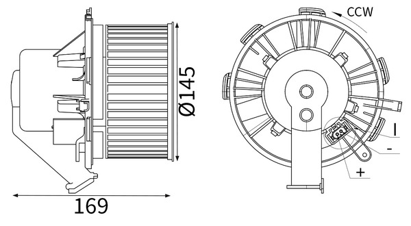 Mahle Original Interieurventilatie AB 88 000S