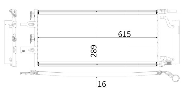 Mahle Original Airco condensor AC 893 000P