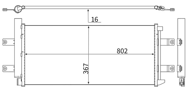 Mahle Original Condensor, airconditioning AC 1207 000S