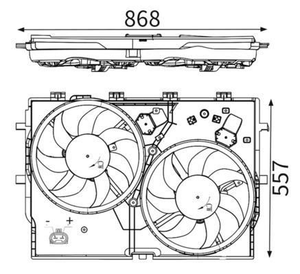 Mahle Original Koelventilatorwiel CFF 192 000S