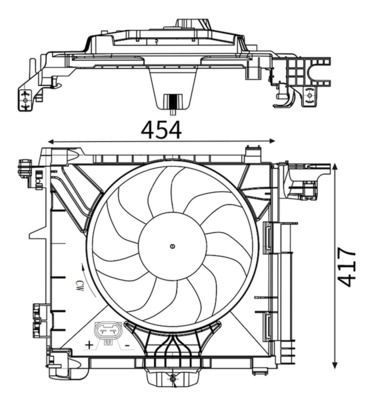 Mahle Original Koelventilatorwiel CFF 211 000S