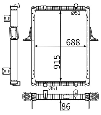 Mahle Original Radiateur CR 2090 000S