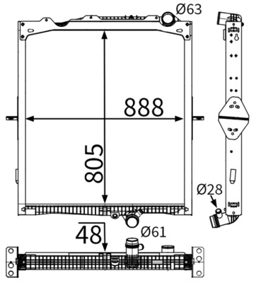 Mahle Original Radiateur CR 2092 000S
